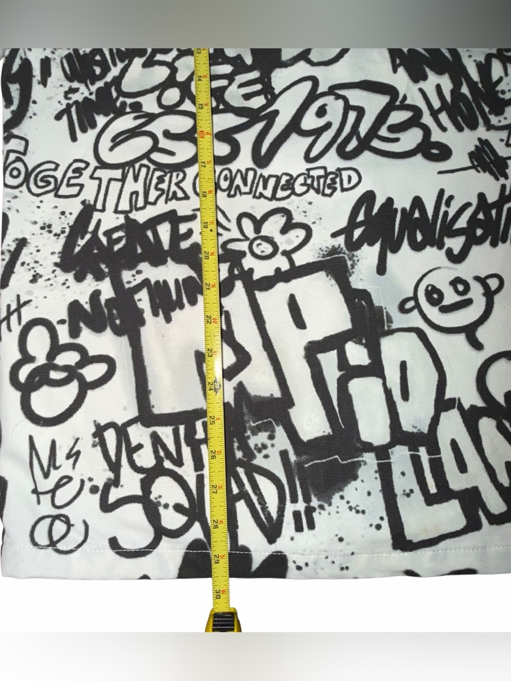 Zara Graffiti Print Overshirt Shirt Jacket M‎ Streetwear Supreme CDG Inspired - Picture 10 of 11